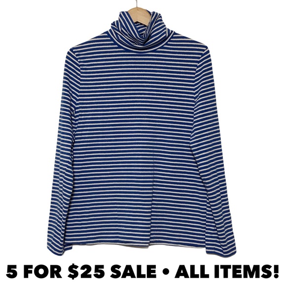 Talbots Tops - Talbots Striped Turtleneck